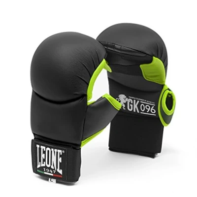 Image of LEONE 1947, Karate Fit Gloves, Unisex Adult, Black, S, GK096