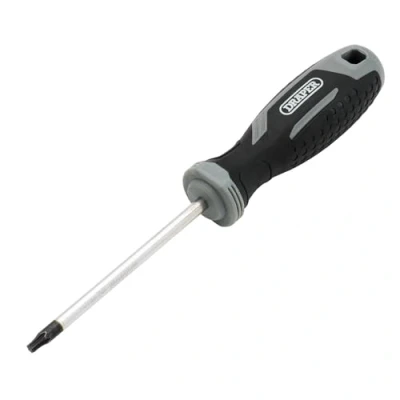 Image of Draper TX Star Soft Grip Screwdriver, T25 x 100mm 13403 Magnetic Tip, CRV Blade