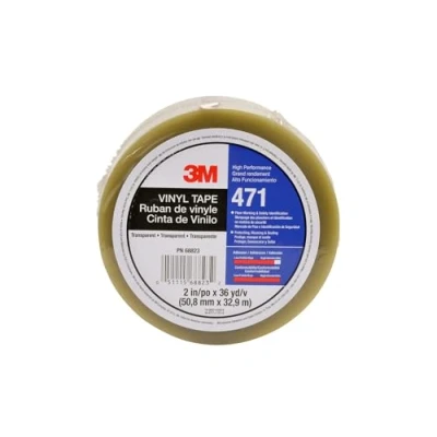 Image of 3M 471T5033 471 Vinyl Tape, 50 mm x 33 m, Black (Pack of 24)