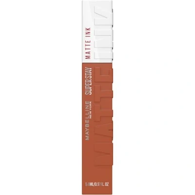 Image of Maybelline Superstay Matte Ink Longlasting Liquid, Brown Nude Lipstick, Up to 12 Hour Wear, Non Drying, 70 Amazonian, 5 ml (Pack of 1)