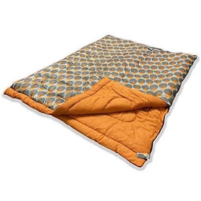 Image of OLPRO Dark Moon Pattern Double 300gsm fill sleeping bag, Lightweight Backpacking Camping 3 season Single bag