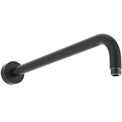 Image of Ideal Standard Idealrain 400mm Wall Mounted Shower Head Arm, B9445XG, Silk Black