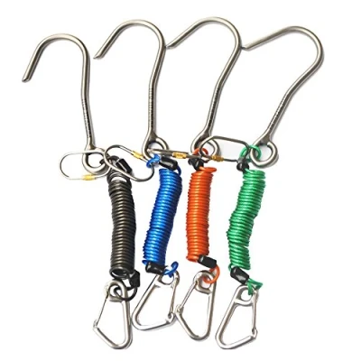 Image of TITO Scuba Diving Titanium Alloy Hook Reef Drift Hooks with Line and for Current Dive