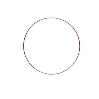 Image of 127mm (5in) Copper Metal Ring for Crafts Wreath &amp; Flower Hoop