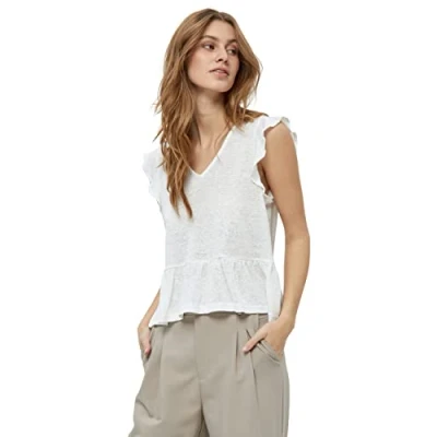 Image of Desires Women&#039;s Blaire Capsleeve T Shirt, White, XS