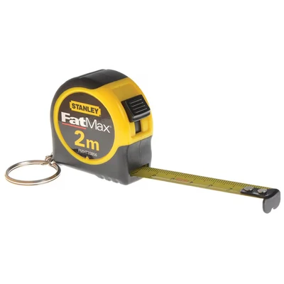 Image of STANLEY FATMAX 2M (13mm wide) Keychain Tape Measure