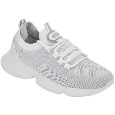 Image of Scholl Women&#039;s Camden Sneakers Orthopedic Footwear, White, 3 UK
