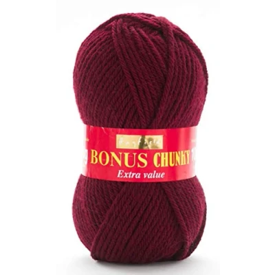 Image of Sirdar (Hayfield) Bonus Chunky Knitting Wool/Yarn Claret 841 per 100g ball by Hayfield