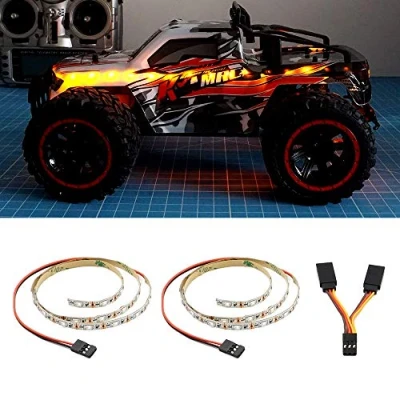 Image of elechawk LED Light Strip for RC Fixed Wing Airplane Flying Plane AR Drone Model Car Truck (Yellow)