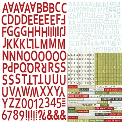 Image of Classic Christmas Cardstock Stickers 12&quot;X12&quot; Expressions