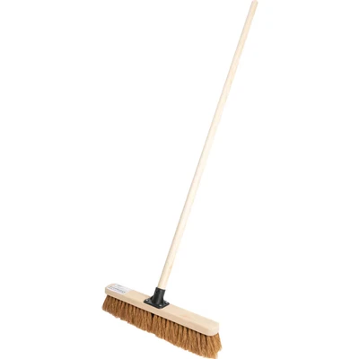 Image of Cotswold 18&quot; Soft Coco Broom with 48&quot; Wooden Handle