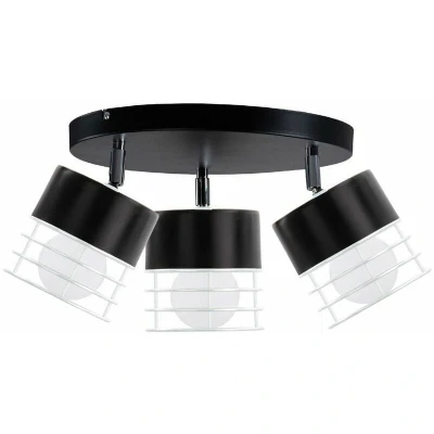 Image of Mao Ceiling Spotlight Clusters Black, 32cm, 3x E27