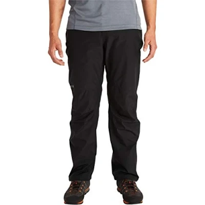 Image of Marmot Men&#039;s Minimalist Hardshell Rain Proof Pants Waterproof Trousers Windproof Breathable, Black, S UK
