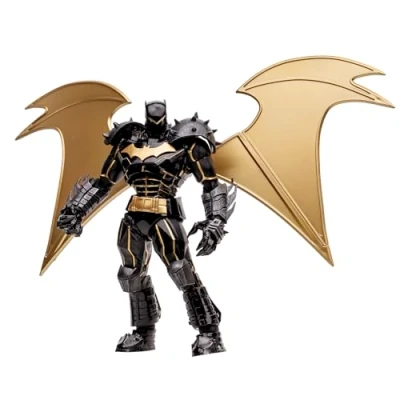 Image of McFarlane Toys DC Multiverse Batman (Injustice 2) Knightmare Edition Gold Label 7&quot; Inch Action Figure Highly Detailed Collectible Ideal for Fans and Collectors