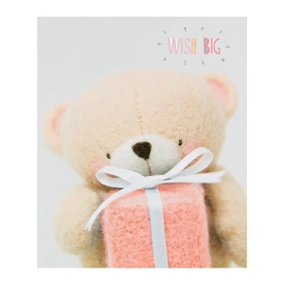 Image of Hallmark Forever Friends Birthday Card &quot;Wish Big&quot; Small [Old Model]