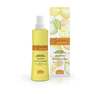 Image of Helan, Agrumèe Deodorant Womens and Mens Spray, Fresh Alcohol Free for Men Women, Natural with Green Tea Vitamine E, Perfume Body Spray 100 ml Made in Italy