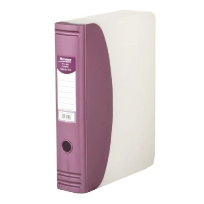Image of Hermes 836009 Heavy Duty Foolscap Boxfile 2 Ring 80mm Spine 50mm Capacity