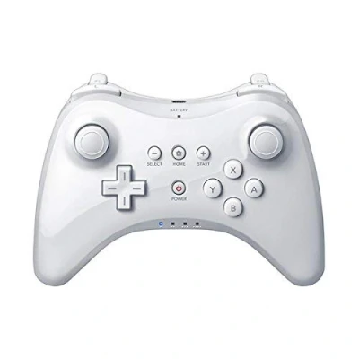 Image of OSTENT Extension Wireless Pro Controller for Nintendo Wii U Gamepad Console Color White