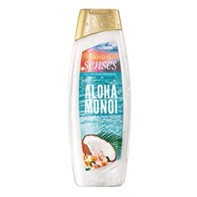 Image of Pack of 2 Avon Senses Polynesian Paradise Aloha Monoi Shower Crème 500ml Tropical Coconut and Tiare Flower vanilla pods