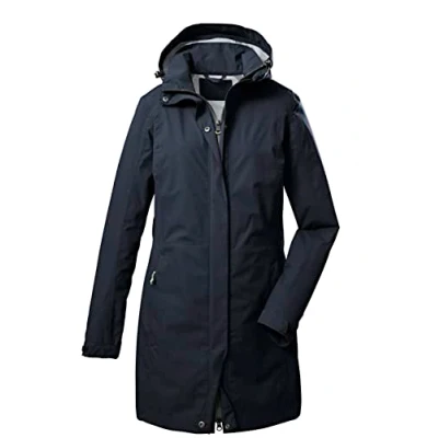Image of Killtec KOS 93 WMN PRK Women&#039;s 2 1/2 Layer Functional Parka with Zip Off Hood dark navy 42 39143 000,