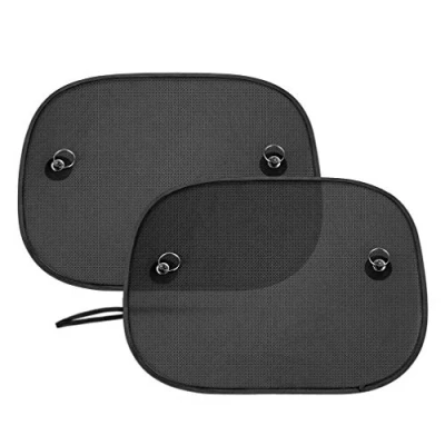 Image of AumoToo, 2 Pack Car Side Window Sunshades Universal Harmful UV Rays Sun Glare Heat Blocking for Baby Kids Pets, 44cm*36cm (Suction cup Stick)