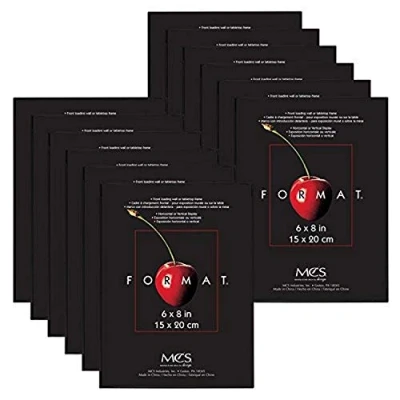 Image of MCS Format Frame, Black, 6 x 8 in, 12 pk
