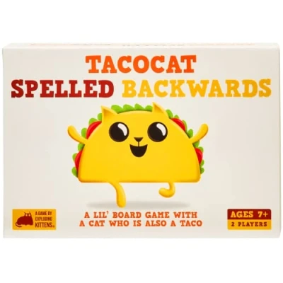 Image of Exploding Kittens LLC Tacocat Spelled Backwards by Card Games for Adults Teens &amp; Kids Fun Family