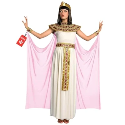 Image of Fun Shack Ancient Egyptian Costume Women, Cleopatra Women&#039;s Costumes, Fancy Dress Women X Large