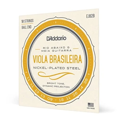 Image of D&#039;Addario EJ82B &quot;Rio Abaixo and Meia Guitarra Brasileira&quot; Viola Kit