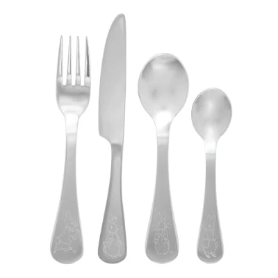 Image of Beatrix Potter Peter Rabbit Stainless Steel Cutlery Set Of 4