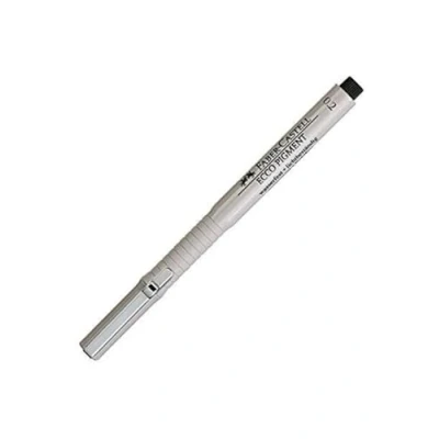Image of Faber Castell Ecco Pigment Fibre Tip Pen, 0.2mm, Black