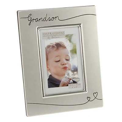 Image of Juliana Grandson Silver Plated Two Tone Photo Frame FS624