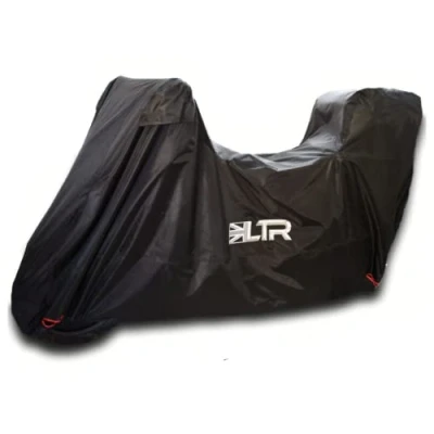 Image of LTR Large Motorbike Cover Top Box 420D Waterproof Rain Motorcycle Covers for Outdoor Scooter Storage Thicker Heavy Duty Vented Bike Accessories Black Large, X XX