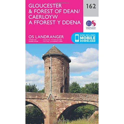 Image of Landranger 162 Gloucester &amp; Forest of Dean Map With Digital Version