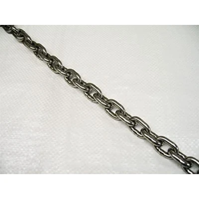 Image of Stainless Steel Short Link Chain (1.5MM 26MM Marine Anchor Grade 316 DIN766) (10MM)