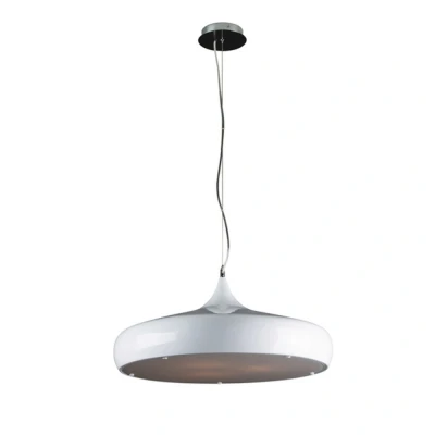 Image of Corazon 3 Light Dome Pendant Ceiling Lights White