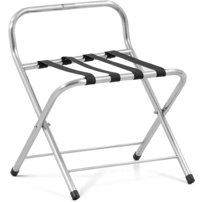 Image of Royal Catering Suitcase Stand, Luggage Rack (Foldable, Stainless Steel)
