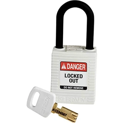 Image of SafeKey Nylon Padlock, 38mm x 84mm 19mm, White