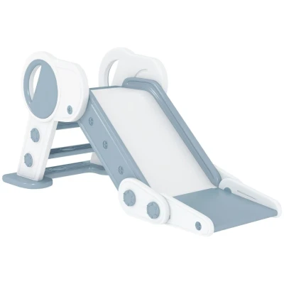 Image of AIYAPLAY Foldable Kids Slide Indoor, Freestanding Baby for 1.5 3 Years Old, Grey
