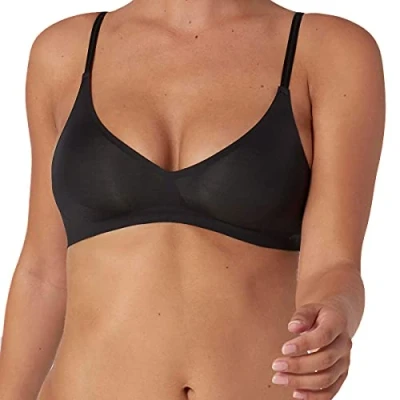 Image of Sloggi Triangle bra, Women&#039;s, Size: 32C. 34A/B, Black