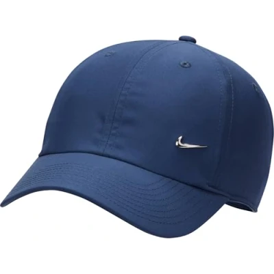 Image of Nike Sportswear CLUB Unisex Cap, Size: L/XL, Midnight navy/metallic silver