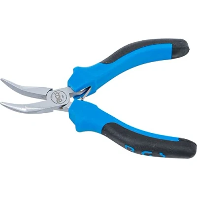 Image of BGS 383 Electronic Long Nose Pliers bent spring loaded 138 mm