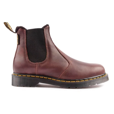 Image of DR. MARTENS Men&#039;s Chelsea Boot, Dark Brown Valor Wp, 7 UK