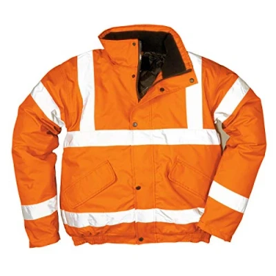 Image of Atomic Hi Vis Bomber Jacket With Quilted Lining (2X Large, Orange)