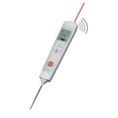 Image of testo 826 T4 Infrared Thermometer with Laser Sighting and Penetration Probe