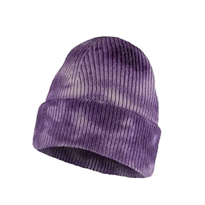Image of Buff Knitted Beanie ZOSH Lavender Unisex One Size