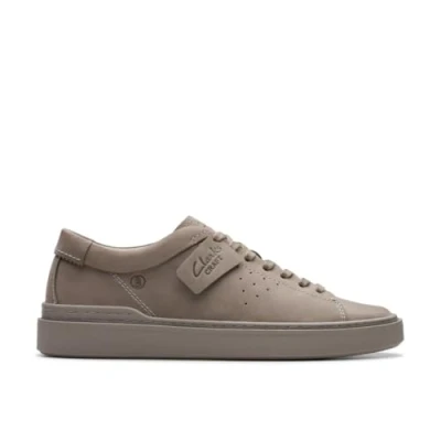 Image of Clarks Swift Trainers, Men&#039;s, Size: 11, Grey Nubuck