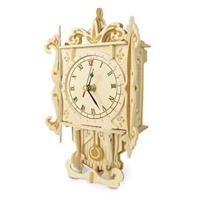 Image of Quay Pendulum Clock Woodcraft Construction Kit FSC