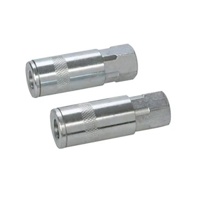 Image of Silverline 1/4&quot; BSP Air Line Female Thread Quick Coupler 2 PACK