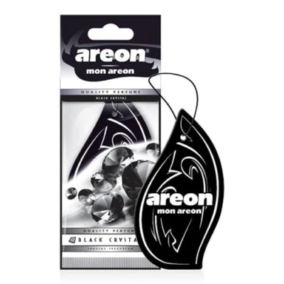 Image of AREON Mon Car Air Freshener Hanging Black Crystal Set Multi Pack of 10
